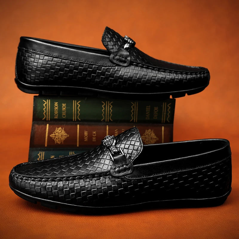 Heren Loafers Zwart | Echt Leer, Comfortabel en Stijlvol 0