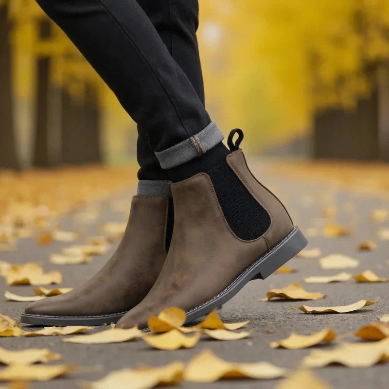 Volnerf Laarzen – Luxe Leren Herenlaarzen met Tijdloze Klasse & Duurzaam Comfort